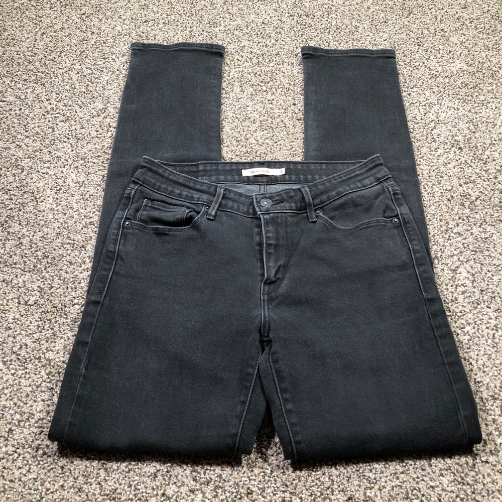 Levi’s Midrise Skinny Black Jeans Size 6